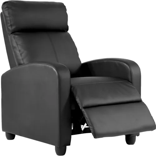 Vista 7 de PayLessHere Silla reclinable, sofá reclinable individual, asiento para cine en casa con soporte lumbar y respaldo acolchado para sala de estar