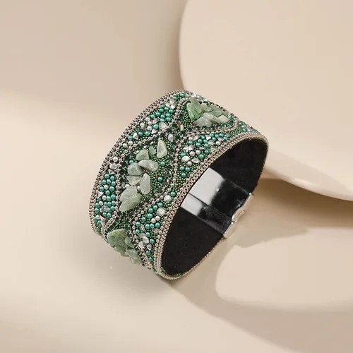 Vista 2 de Long tiantian Pulseras bohemias para mujer, hechas a mano, con cuentas de semillas, pulsera para hombre, joyería bohemia, regalos de verano