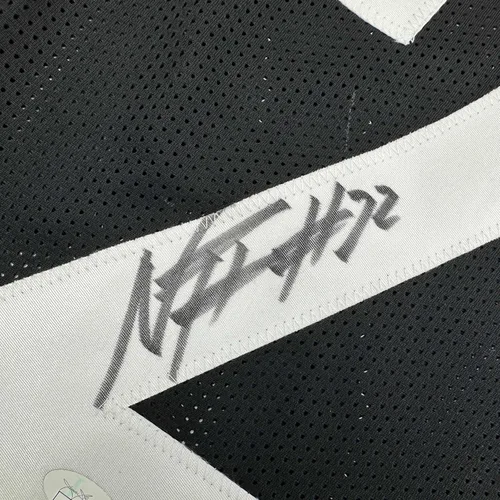 Vista 3 de Camiseta de fútbol negro de Najee Harris autografiada/firmada Pittsburgh JSA COA