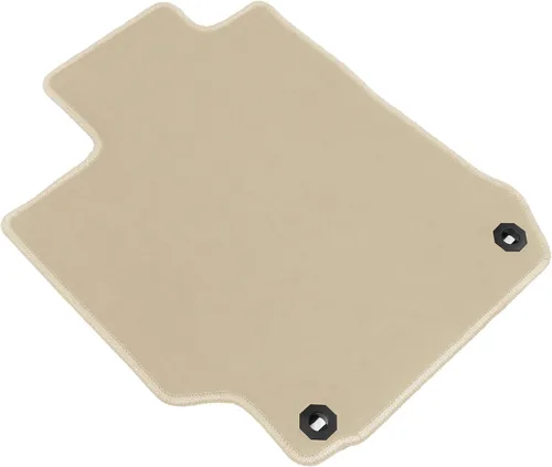Vista 4 de IKON MOTORSPORTS, alfombrilla compatible con Toyota Camry 2012-2017, alfombrillas de nylon beige para el suelo del coche, delanteras y traseras