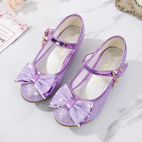 Vista 3 de Cadidi Dinos Zapatos de vestir para niñas, zapatos de fiesta de boda, zapatos de tacón Mary Jane Princesa (bebéniño pequeñoniño grande)