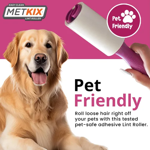 Vista 5 de Rodillos de Pelusa para Pelo de Mascotas Extra Adhesivos, Diseño de Cubierta Especial Negro Perro, Removedor de Pelo de Mascotas, 100 Hojas