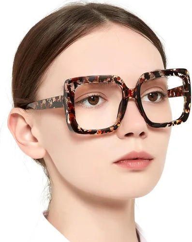Vista 17 de OCCI CHIARI Gafas de Lectura para Mujer 1.0 Cuadrada Sobredimensionada(1.0 1.25 1.50 1.75 2.0 2.25 2.5 2.75 3.0 3.5 4.0)