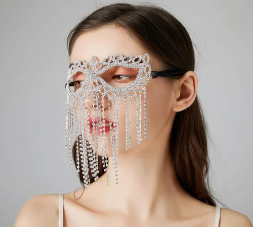 Vista 2 de Bellady Juego de 2 máscaras para mujer, bonitas máscaras para fiesta, noche, baile de graduación