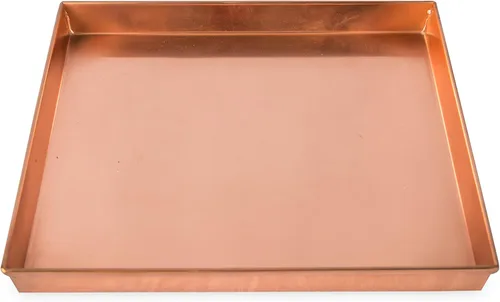 Vista 3 de Achla Designs Bandeja cuadrada, 10", cobre