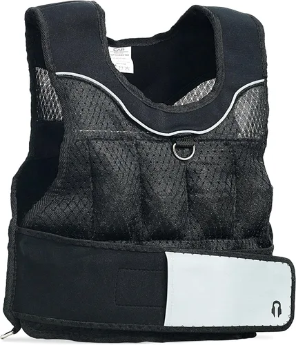 Vista 15 de CAP - Chaleco con peso ajustable de 20 a 150 libras para entrenamiento de fuerza, correr y entrenamientos, chaleco de peso para hombres y mujeres
