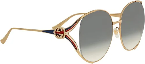Vista 2 de Gucci GG0225S Oro Talla única, Dorado/Azul