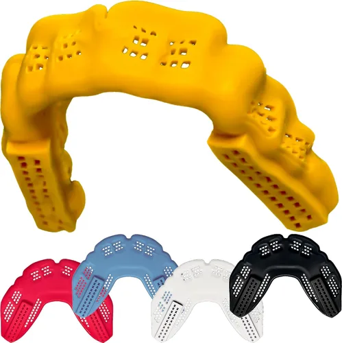 Vista 10 de Bulletproof Kevlar - Protector bucal transpirable, delgado y resistente, para fútbol, baloncesto, lacrosse, boxeo, JKK, lucha libre, etc., guarda