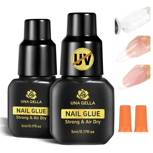 Vista 26 de UNA GELLA Nail Glue Remover for Press On Nails 20ml Pinpoint Acetone-Free