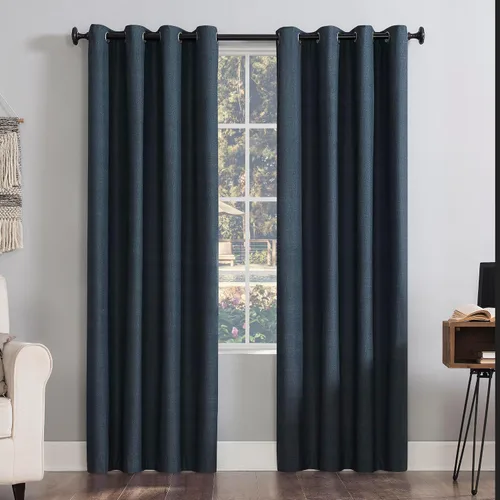 Vista 20 de Sun Zero Columbia - Paquete de 2 paneles de cortinas térmicas con ojales, par, 100 % opacas, ahorro de energía, 50 x 84 pulgadas, azul brumoso Azul