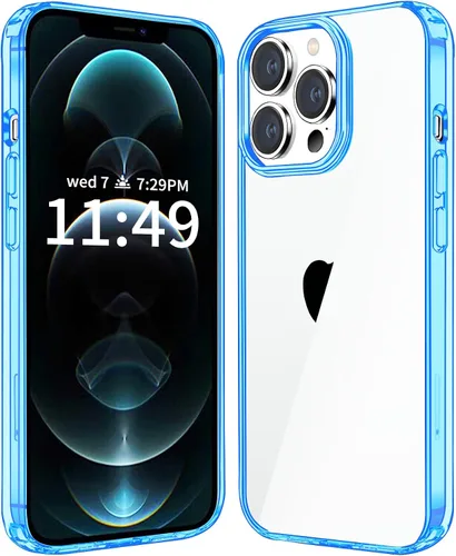 Vista 12 de JJGoo Compatible con iPhone 12 Pro Max, transparente, a prueba de golpes, delgada, antiarañazos, carcasa protectora de policarbonato duro