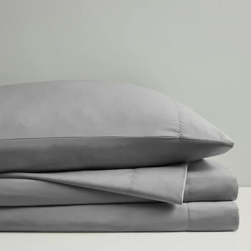 Vista 4 de Sleep Philosophy Smart Cool - Juego de sábanas refrescantes de 3 piezas de microfibra transpirable que absorbe la humedad, tamaño individual