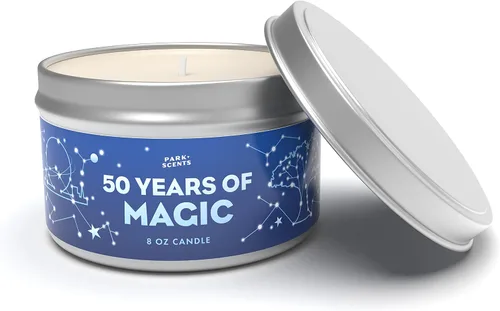 Vista 3 de Park Scents 50 Years of Magic Candle – Hermoso olor utilizado en la mayoría de los hoteles que celebran el 50 aniversario de Disney – Súper preciso