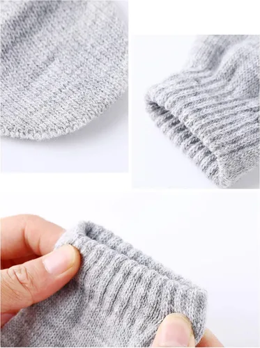Vista 3 de Boao 12 pares de guantes de invierno para niños pequeños, guantes de punto para niños, guantes mágicos cálidos para niños y niñas, suministros