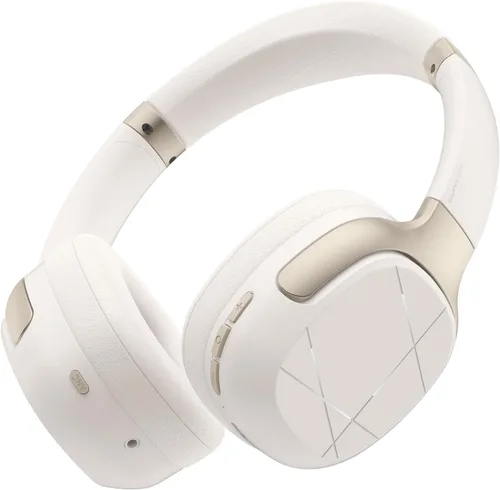 Vista 10 de Auriculares híbridos con cancelación activa de ruido, Bluetooth inalámbrico sobre la oreja, tiempo de reproducción ANC de 50 horas, giratorio