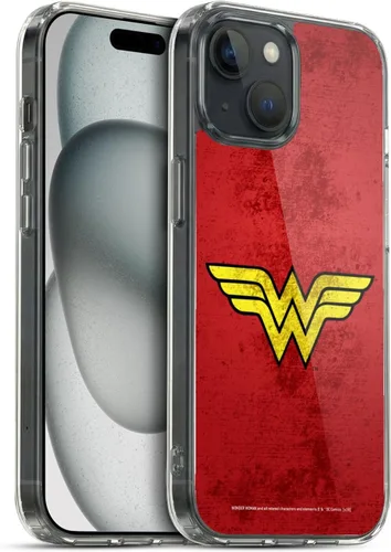 Vista 106 de Head Case Designs Funda de gel suave con licencia oficial de Wonder Woman DC Comics Classic Logos compatible con Apple iPhone 7 Plus/iPhone 8 Plus