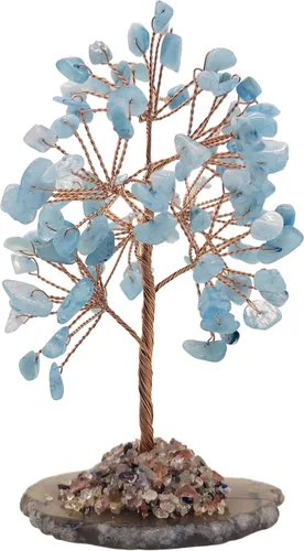 Vista 13 de Mina Heal Árbol bonsái de cristales curativos para decoración del hogar, decoración de habitación y escritorio de oficina, regalos espirituales