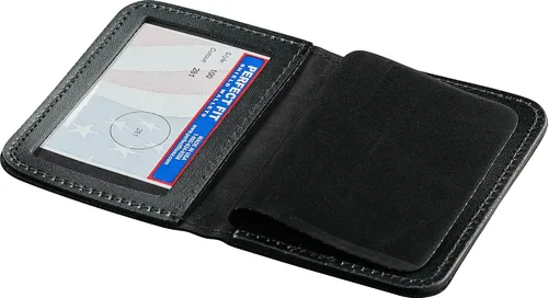Vista 2 de Carteras plegables redondas de ajuste perfecto para el mariscal estadounidense y estuche de identificación
