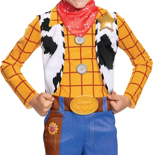 Vista 5 de Disney Toy Story - Disfraz clásico de Woody para niño pequeño