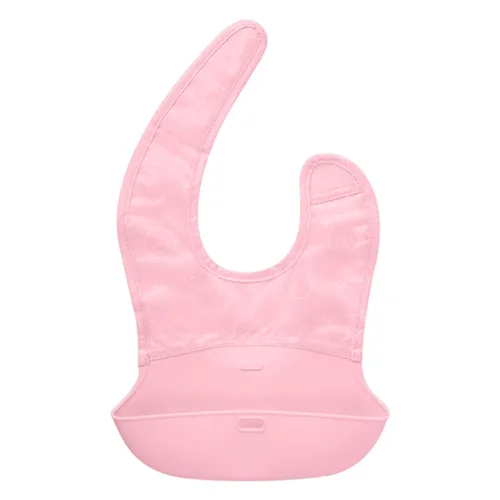 Vista 2 de Babero Plegable Easy Rosa