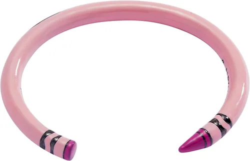 Vista 2 de Crayola Crayon Cuff - Pulsera de mano rosa Tickle Me