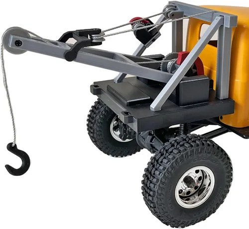 Vista 5 de Piezas de actualización de auxilio para FCX24 Power Wagon RC Crawler Truck Bed(NO camión incluido) - Negro