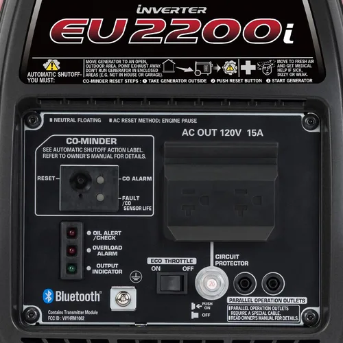Vista 6 de Honda EU2200i Generador inversor de 2200 vatios (EU2200ITAN)