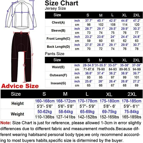 Vista 3 de Men's Cycling Jersey Set 12D Gel Padded Road Bike Bicycle Shirt + Bib Pants with MTB Bike Riding Clothing Kit Quick-Dry