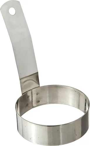 Vista 2 de Winco Anillo para huevo redondo, 6 pulgadas, acero inoxidable