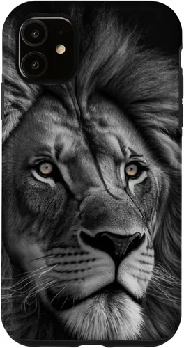Vista 8 de Funda de retrato oscuro con cara de león para iPhone 16