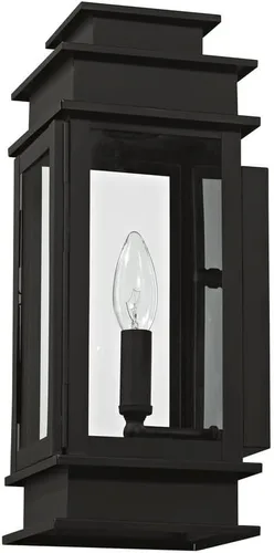 Vista 5 de Livex Lighting 2013-07 Princeton - Linterna de pared para exteriores, bronce, 14 "x 5.5" x 14