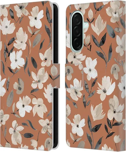 Vista 236 de Head Case Designs Officially Licensed Ninola Ditsy Flowers Yellow Nature Bold Leather Wallet Case Compatible with Samsung Galaxy A07 4G