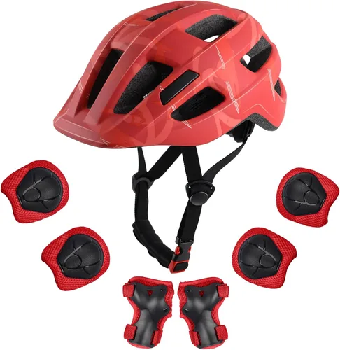 Vista 14 de Casco de bicicleta para niños de 1 a 8 años, cascos ajustables para niños y niñas, casco ligero para niños, ciclismo, scooter, deportivo, 18.9-21.3