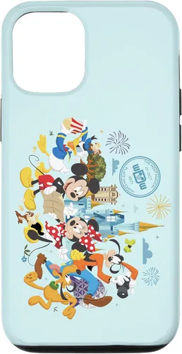Vista 28 de Walt Disney World 50th Anniversary Mickey and Friends - Carcasa para iPhone 17, color azul