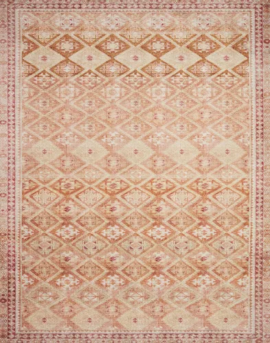 Vista 2 de Loloi, Colección Layla LAY-16 Natural/Especia 2 pies 6 pulgadas x 7 pies 6 pulgadas, 0.13" de espesor. Tapete suave, duradero, de estilo vintage 18