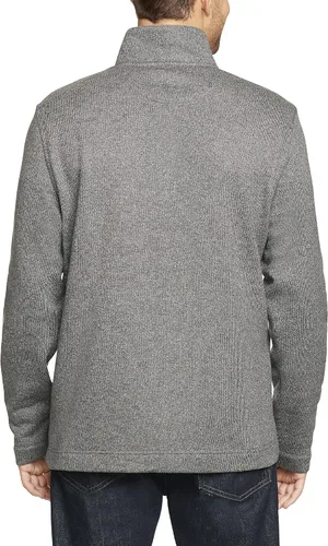 Vista 3 de Van Heusen Flex de manga larga 1/4 cremallera suave suéter polar para hombre (descontinuado)