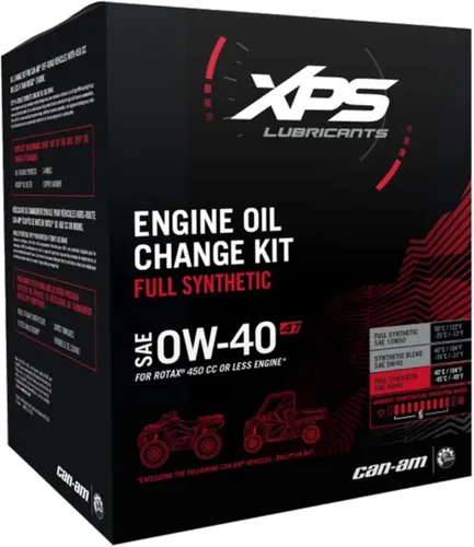 Vista 3 de Can-Am nuevo OEM 4T 0W-40 mezcla sintética cambio aceite kit Rotax 450 cc 9779257