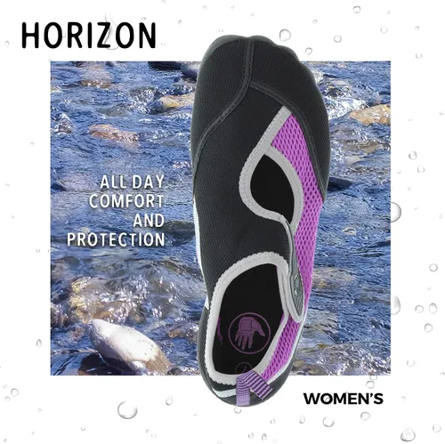 Vista 6 de Body Glove Zapatos de agua para mujer (lago, aeróbicos, natación, deportes acuáticos, playa, zapatos de agua para mujer), zapatos de agua negros
