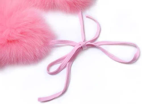 Vista 6 de Conjunto de bikini de dos piezas de piel sintética para mujer