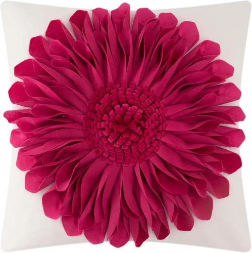 Vista 12 de OiseauVoler Fundas de almohada hechas a mano de 18 x 18 pulgadas, fundas de cojín de girasol 3D azules, fundas de almohada decorativas para sofá