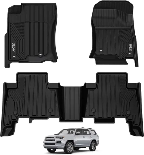 Vista 13 de 3W Alfombrillas para Hyundai Ioniq 5 2022-2024 (solo para consola inamovible), tapetes de TPE para todo tipo de clima, ajuste personalizado