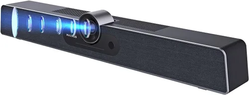 Vista 8 de Enther Cámara web MAXHUB 4k, cámara web con micrófono para computadora con micrófono con cancelación de ruido, enfoque automático rápido