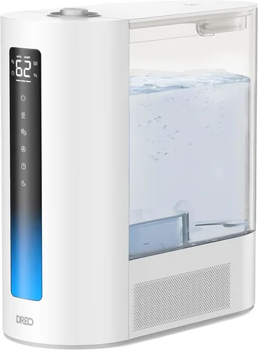 Vista 11 de Dreo - Humidificador de 6L para dormitorio, rociada inteligente cálida y fría para habitación grande, tiempo de funcionamiento silencioso de 60
