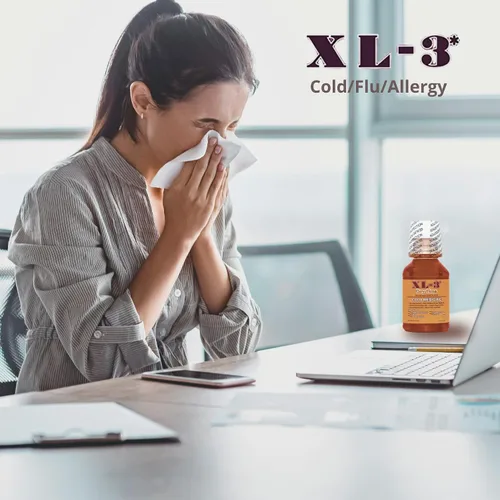 Vista 6 de XL-3 Day Time Cold Medicine, Medicamento antigripal para ayudarte con el alivio de la Congestión Nasal, Fiebre, Dolor, Ardor de Garganta, Tos, Sabor