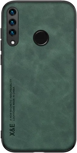 Vista 6 de Kepuch Silklike Funda Para Huawei Nova 4E/P30 Lite - Cubierta De Parachoques Placa De Metal Incorporada Para Huawei Nova 4E/P30 Lite - Negro