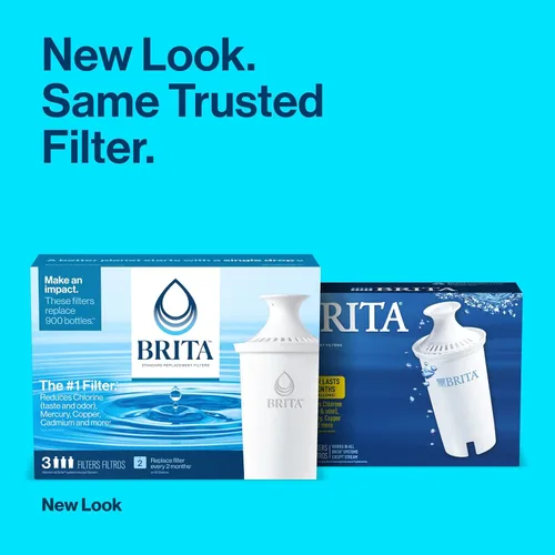 Vista 6 de Brita Jarra de filtro de agua grande + repuesto de filtro de agua estándar Brita