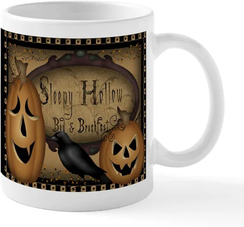 Vista 64 de CafePress Sincere Pumpkin Patch Mug Taza de café de cerámica de 11 oz (11.0 fl oz)