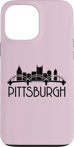Vista 51 de iPhone 16 Pittsburgh Skyline 412 Steel City Case