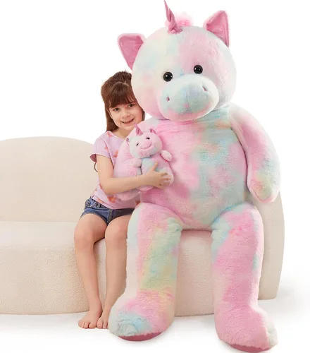 Vista 13 de MorisMos Oso de Peluche Gigante Animal de Peluche con Osos Bebé, 35.4'' Oso Grande de Peluche Mamá, 3 Pequeños Osos de Peluche Animales de Peluche a