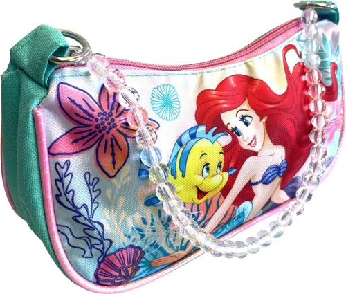 Vista 3 de Bolso de hombro con licencia de Disney para niña pequeña con asa de cuentas
